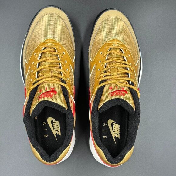 Nike Air Max 97/BW 'Metallic Gold Red' - Picture 1 of 8